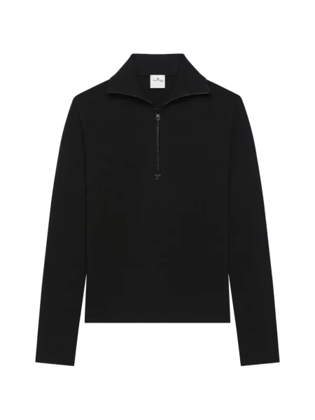 Pulover Courreges cu autograf negru