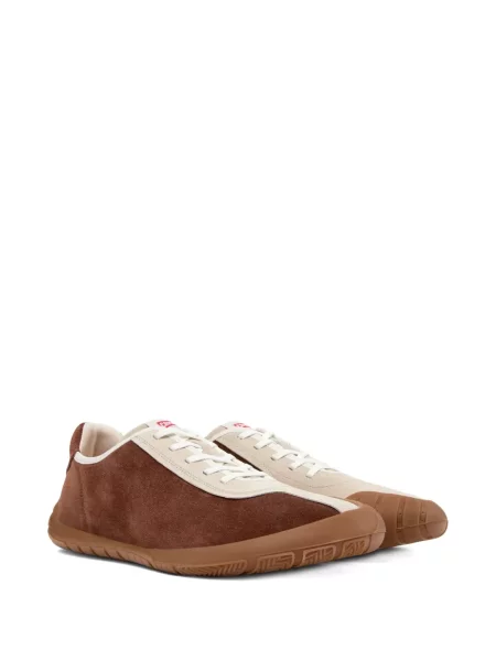 Sneakerși Camper din piele de căprioară negru