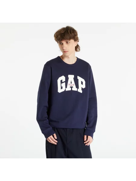 Суитшърт GAP Gap Original Arch Crew Tapestry Navy XL тъмносиньо