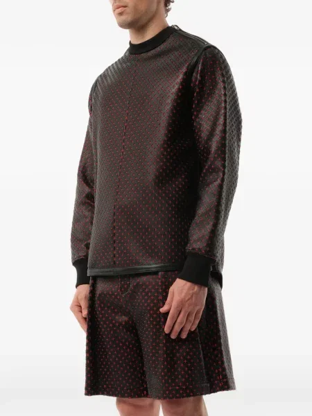 Pulover Givenchy din piele negru