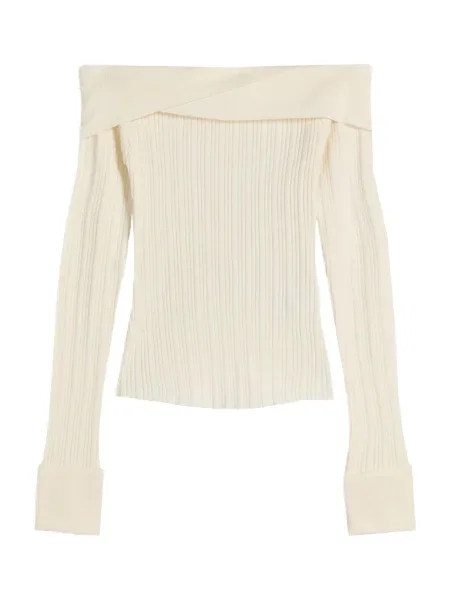 Bershka Pulover svetlo bež