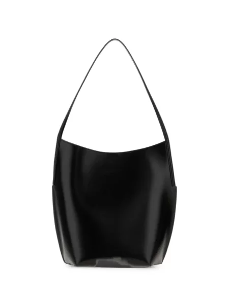 Geantă shopper Jil Sander din piele negru