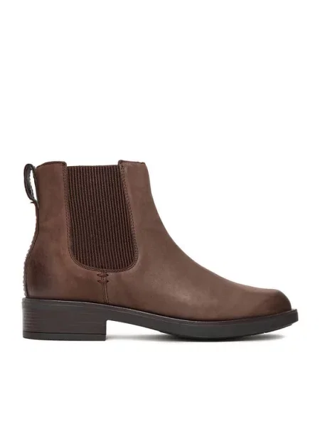 Kotníková obuv s elastickým prvkem Lasocki hnědá