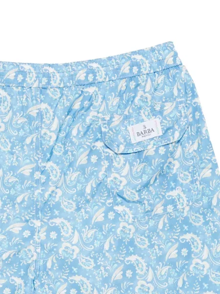 Долнища на бански Barba с принт с пейсли десен синьо