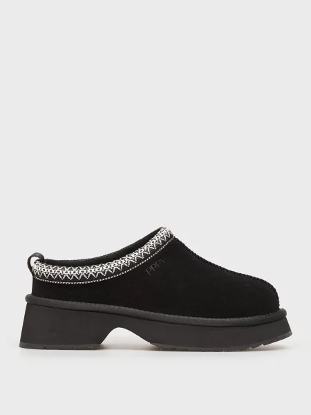 Замшевые сабо Prpy черные