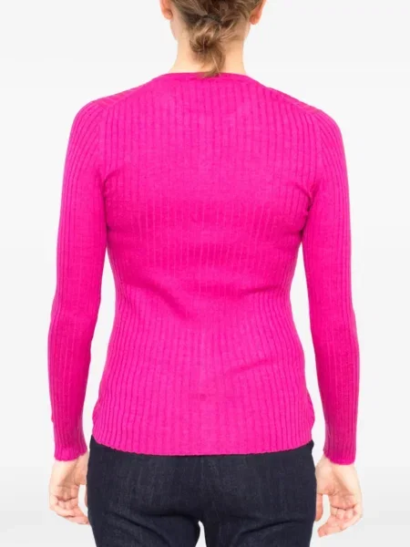 Cardigan La Rose din cașmir roz