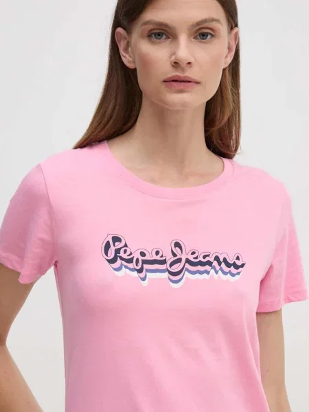 Pepe Jeans tričko ENARA růžové