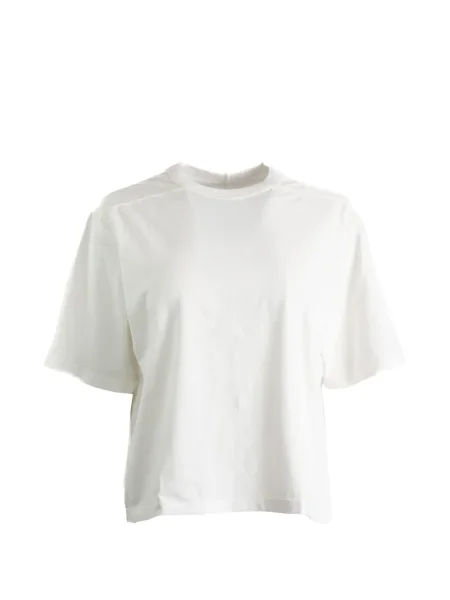 Tricou Rick Owens scurt alb