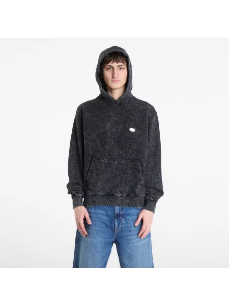 Hanorac cu glugă Alpha Industries cu broderie negru