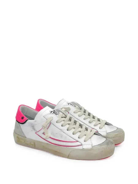 Viseltes hatású sneaker Htc Los Angeles fehér