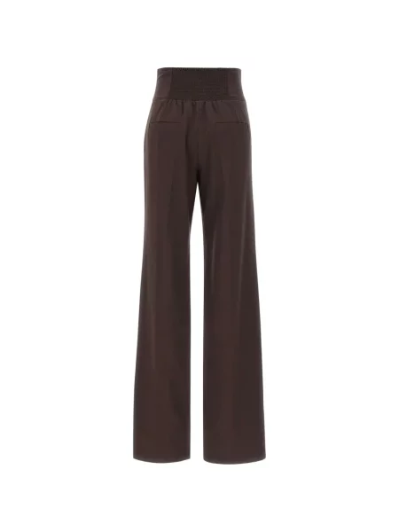 Pantaloni Marella cu bretele maro