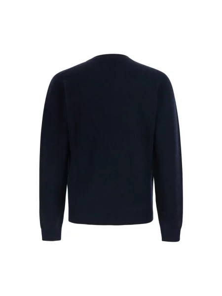 Sweter Roberto Collina niebieski