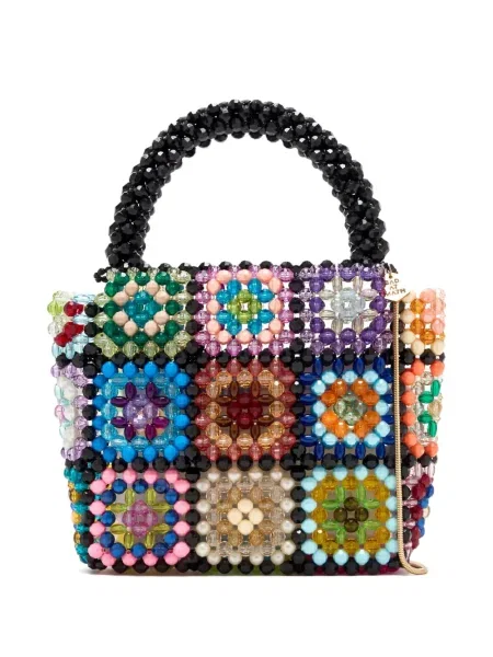 Torebka Bad At Math z koralikami czarna