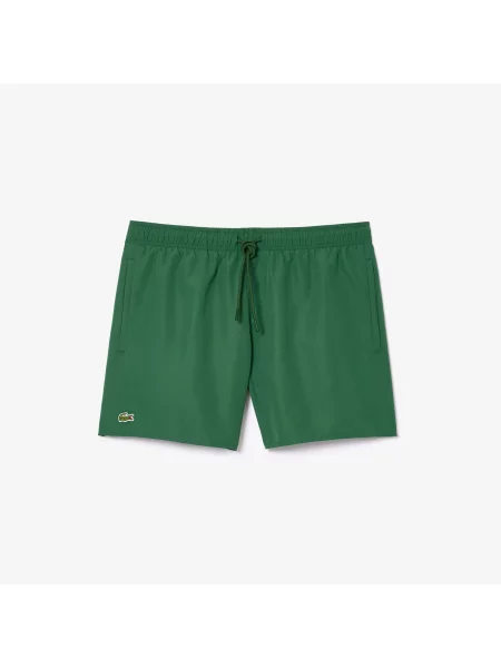 Lacoste Kąpielówki Szybkoschnące zielone