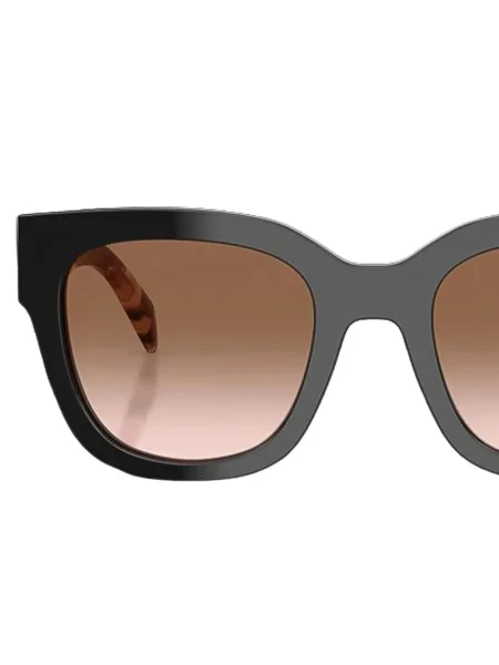 Ochelari de soare rotunzi Prada Eyewear negru