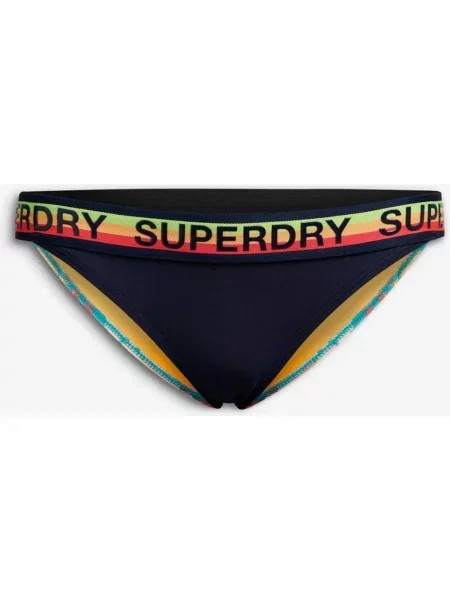 Bikini Superdry Logo Classic granatowy zielony XS czerwony