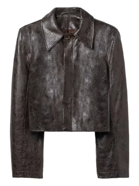 Кожено яке Séfr кафяво