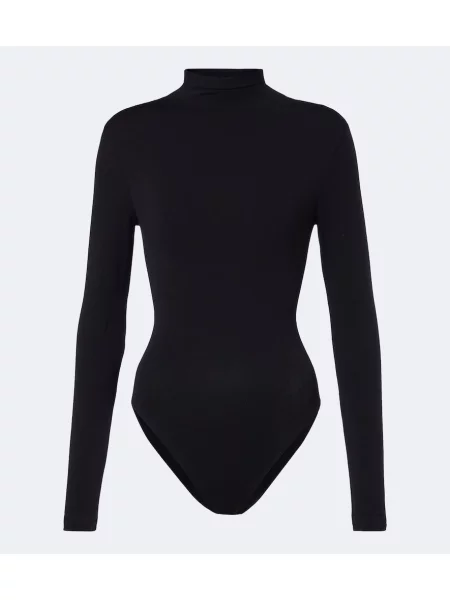 Body Wolford din jerseu negru