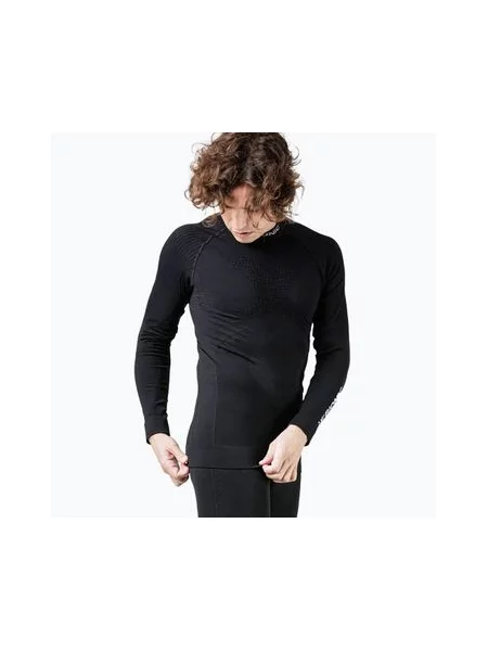 Термокофта X-Bionic Energy Accumulator Turtle Neck opal black/arctic white біла