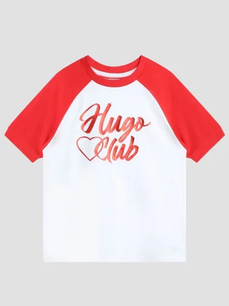 Дитяча Футболка HUGO Kids білий