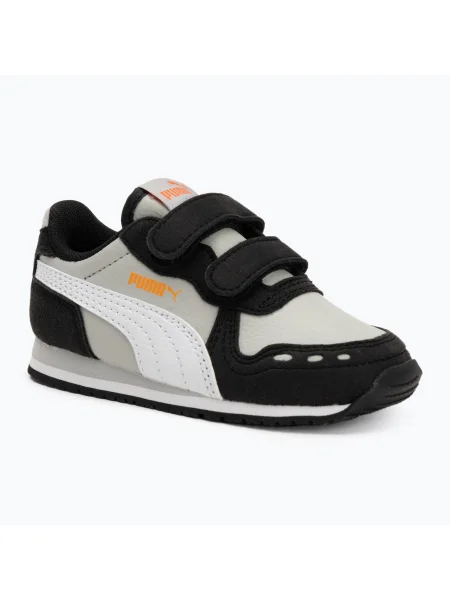 Детски обувки PUMA Cabana Racer SL 20 V Inf ash gray/puma white/puma black бяло