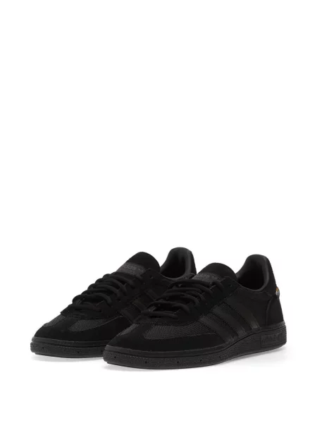 Τρέξιμο fleece μπλούζα Adidas με λαιμόκοψη v μαύρο