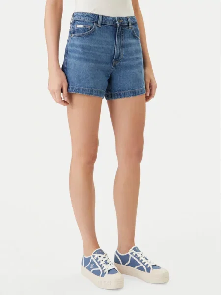 Guess Jeans Szorty jeansowe niebieski