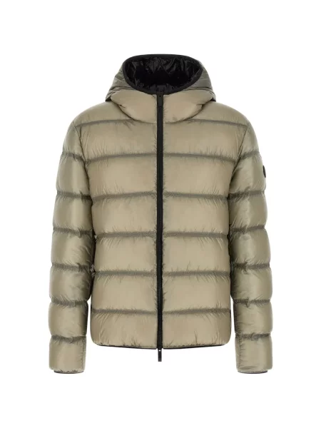 Matlasat geacă cu puf Moncler verde