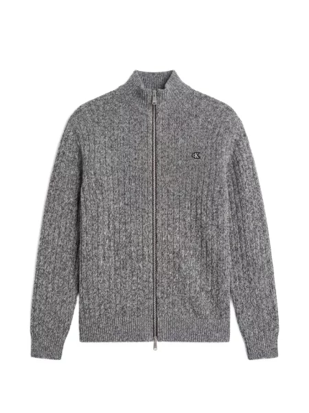 Cardigan Calvin Klein tricotate gri