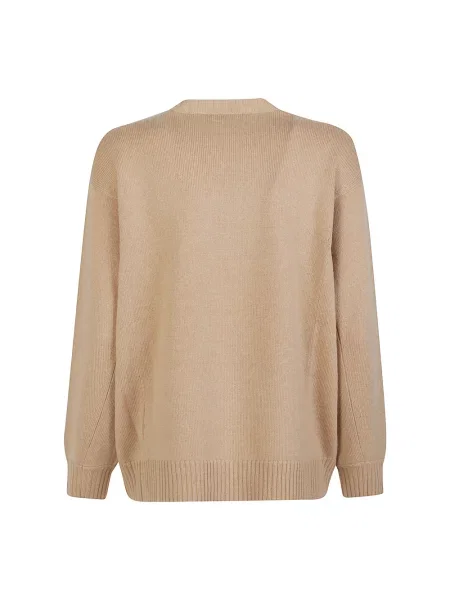Sweter Max Mara brązowy