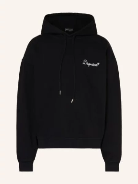 Bluza Z Kapturem schwarz czarna