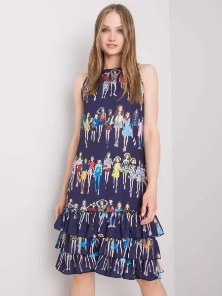 Rochie Fashionhunters de costum albastru