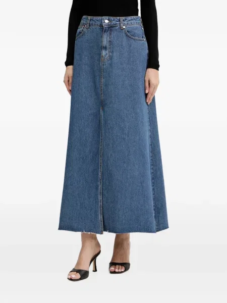 Fustă din denim Silvian Heach albastru