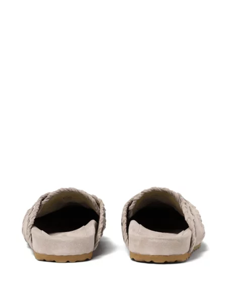 Papuci tip mules Scarosso cu franjuri
