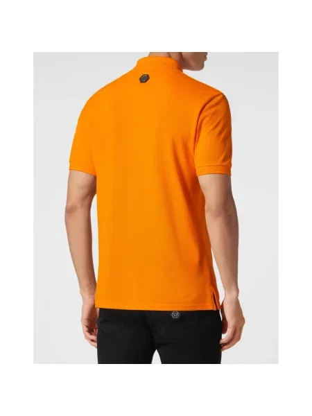 Koszulka polo Philipp Plein pomarańczowa