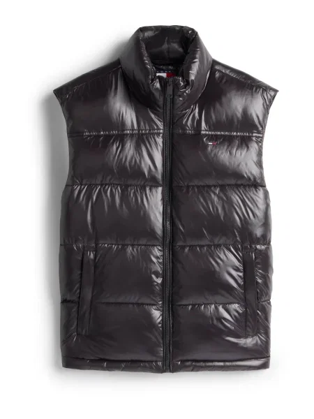 Tommy Jeans Vestă ESSENTIAL' negru