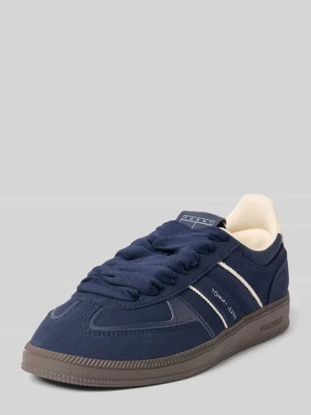 Tommy Jeans sneakersy zamszowe THE GREENWICH EDGE SUEDE granatowe