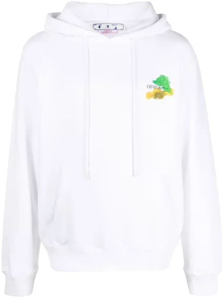 Hanorac cu glugă Off-white alb