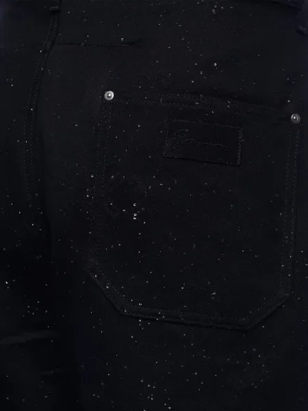 Дънки с широки крачоли Givenchy черно