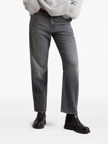 Botine Woolrich din piele negru