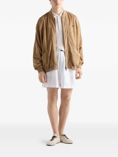 Tricou polo Prada de mătase