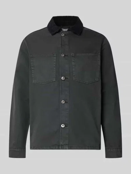 Koszula wierzchnia o kroju regular fit z kołnierzykiem typu kent model Corduroy' Lindbergh