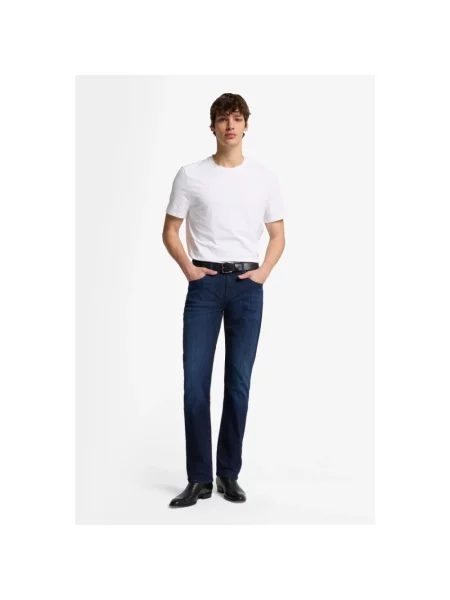 Jeansy straight leg 7 For All Mankind niebieskie
