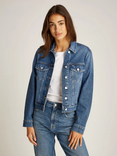 Tommy Jeans Traper jakna Classic plava