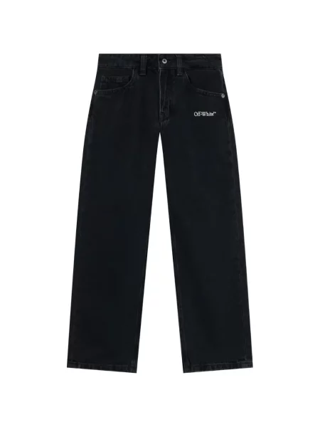 Jeansy dziecięce Off-white białe