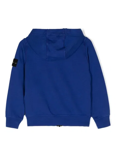 Bluza z kapturem dziecięca Stone Island niebieska