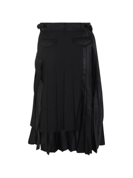 Fustă midi Sacai negru