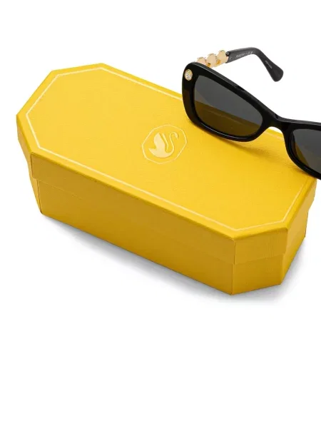 Sunčane naočale Swarovski Eyewear s kristalima crna