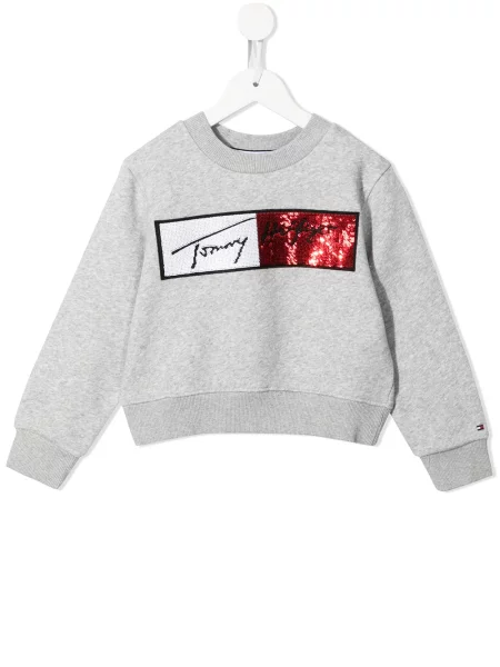 Bluza dziecięca Tommy Hilfiger szara