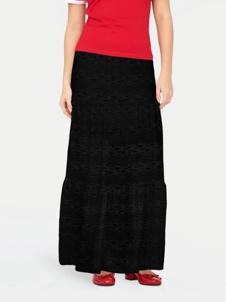 ONLY Fustă maxi Luna negru